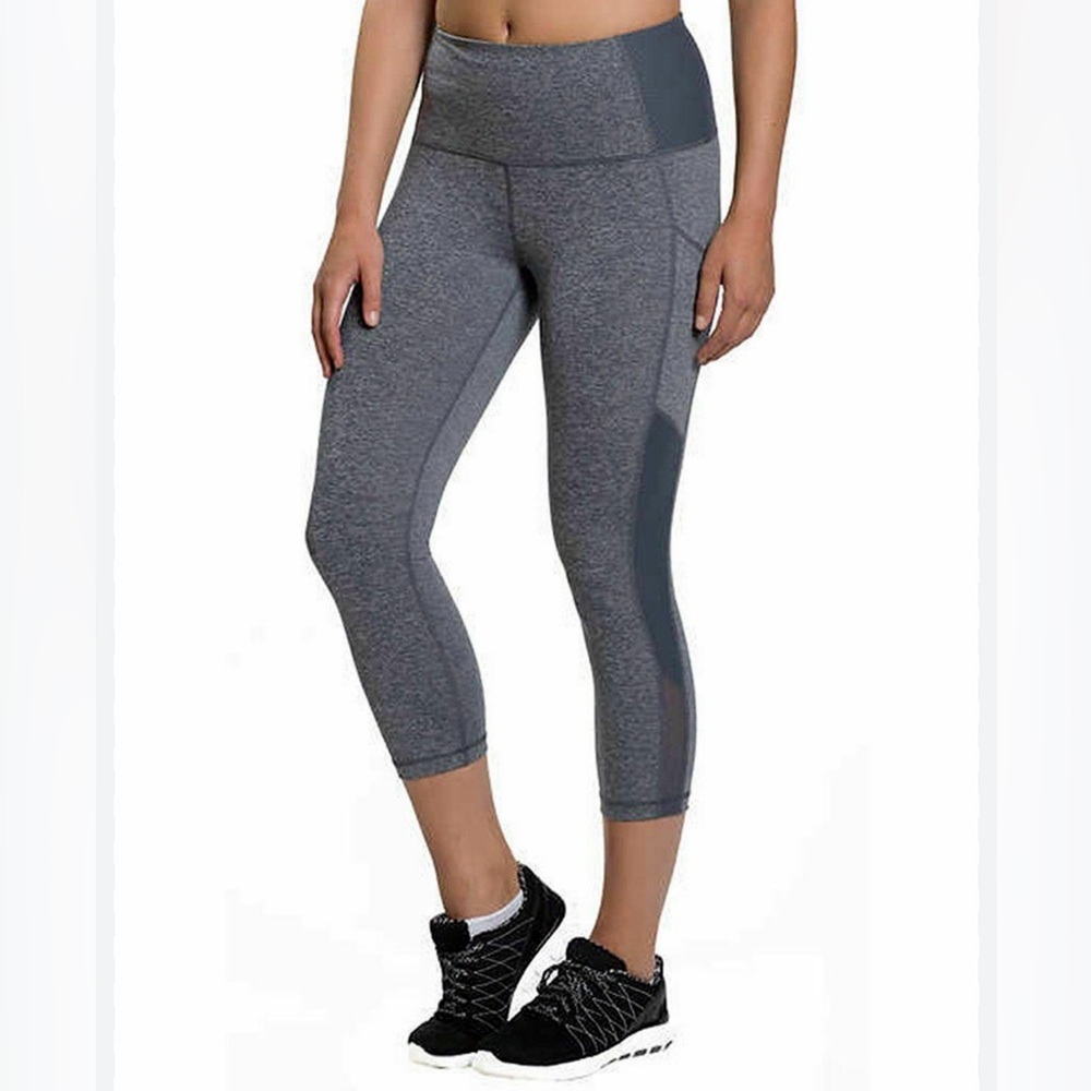 Kirkland Signature Women's Brushed Finished Charcoal Leggings, Size XL